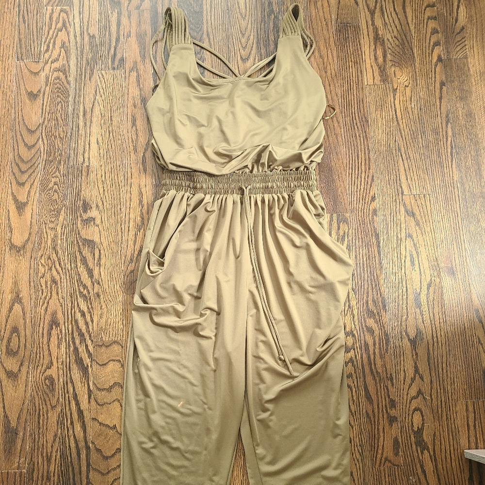 Olive Green Jumpsuit